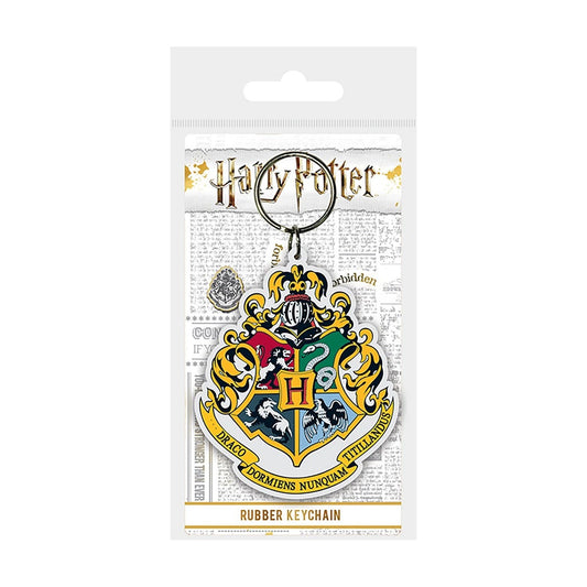 Pyramids - Harry Potter - Hogwarts Crest (Rubber Keychain)