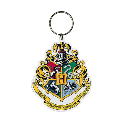 Pyramids - Harry Potter - Hogwarts Crest (Rubber Keychain)