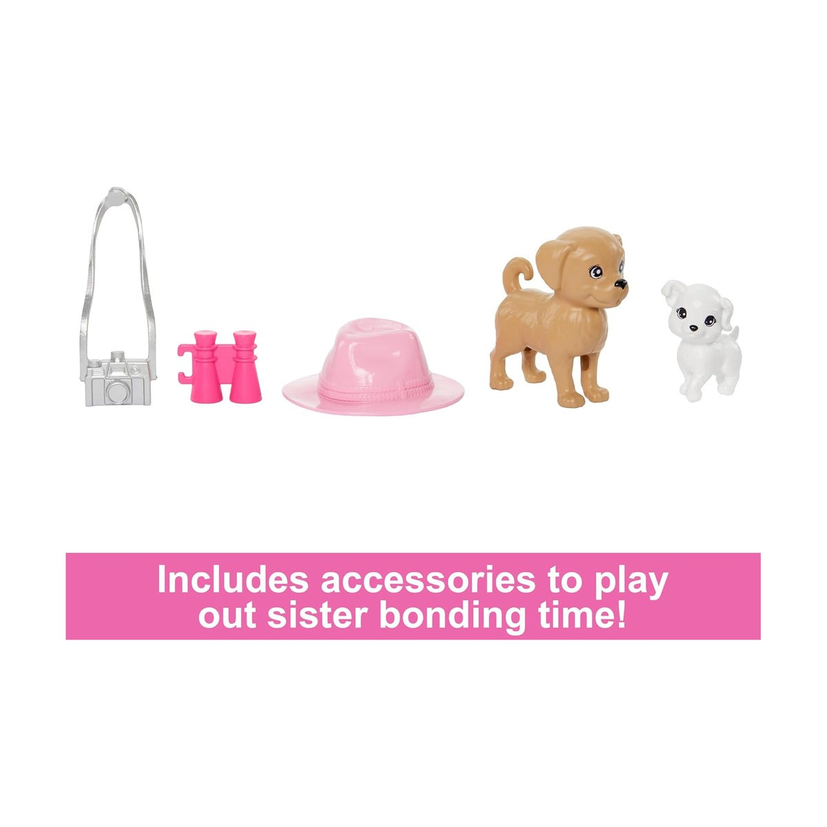 Barbie And Stacie Doll Set With 2 Pet Dogs