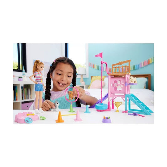 Barbie And Stacie To The Rescue Puppy Playground Playset