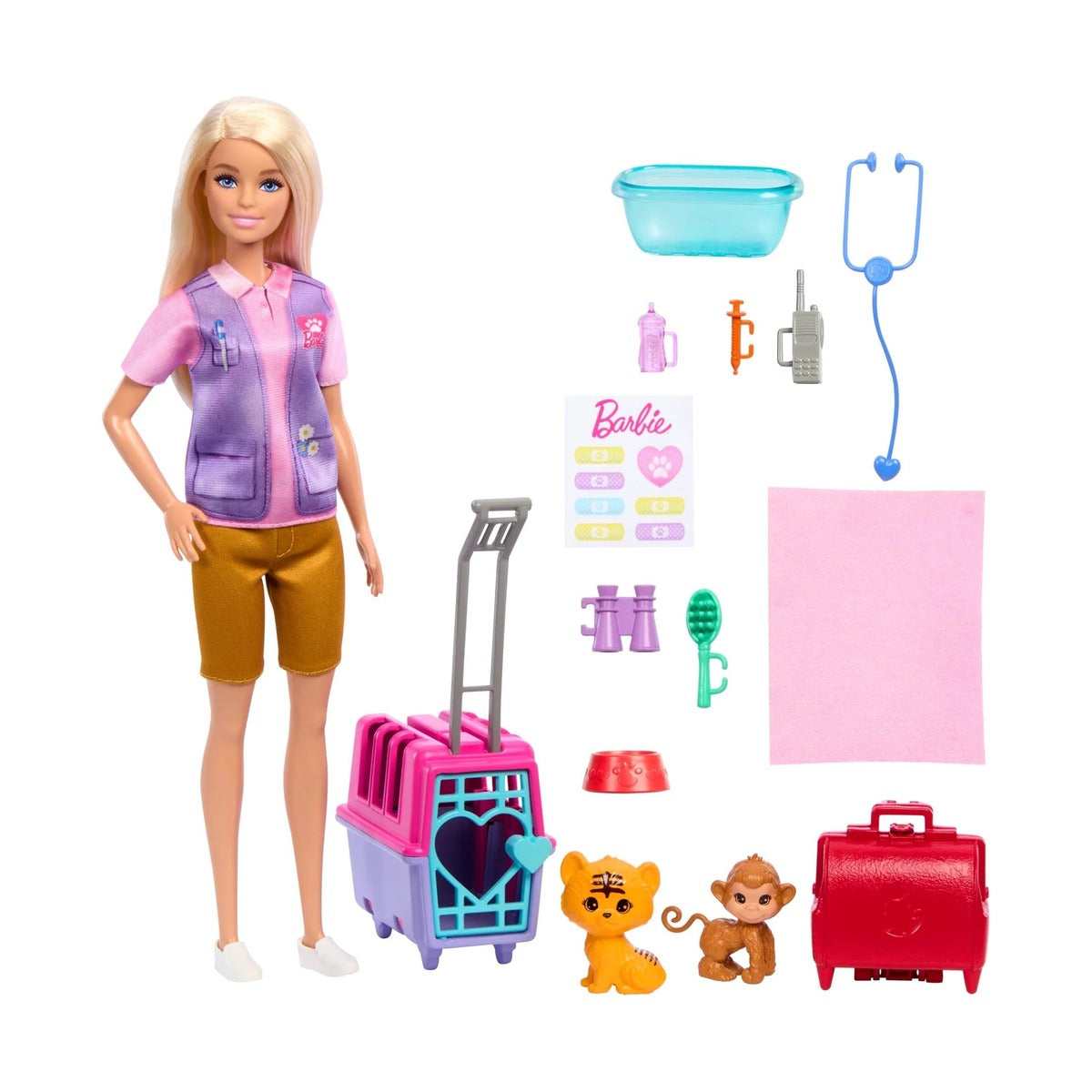Barbie Careers Animal Rescue & Recovery Doll Playset