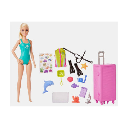 Barbie Careers Marine Biologist Doll & Mobile Lab Playset
