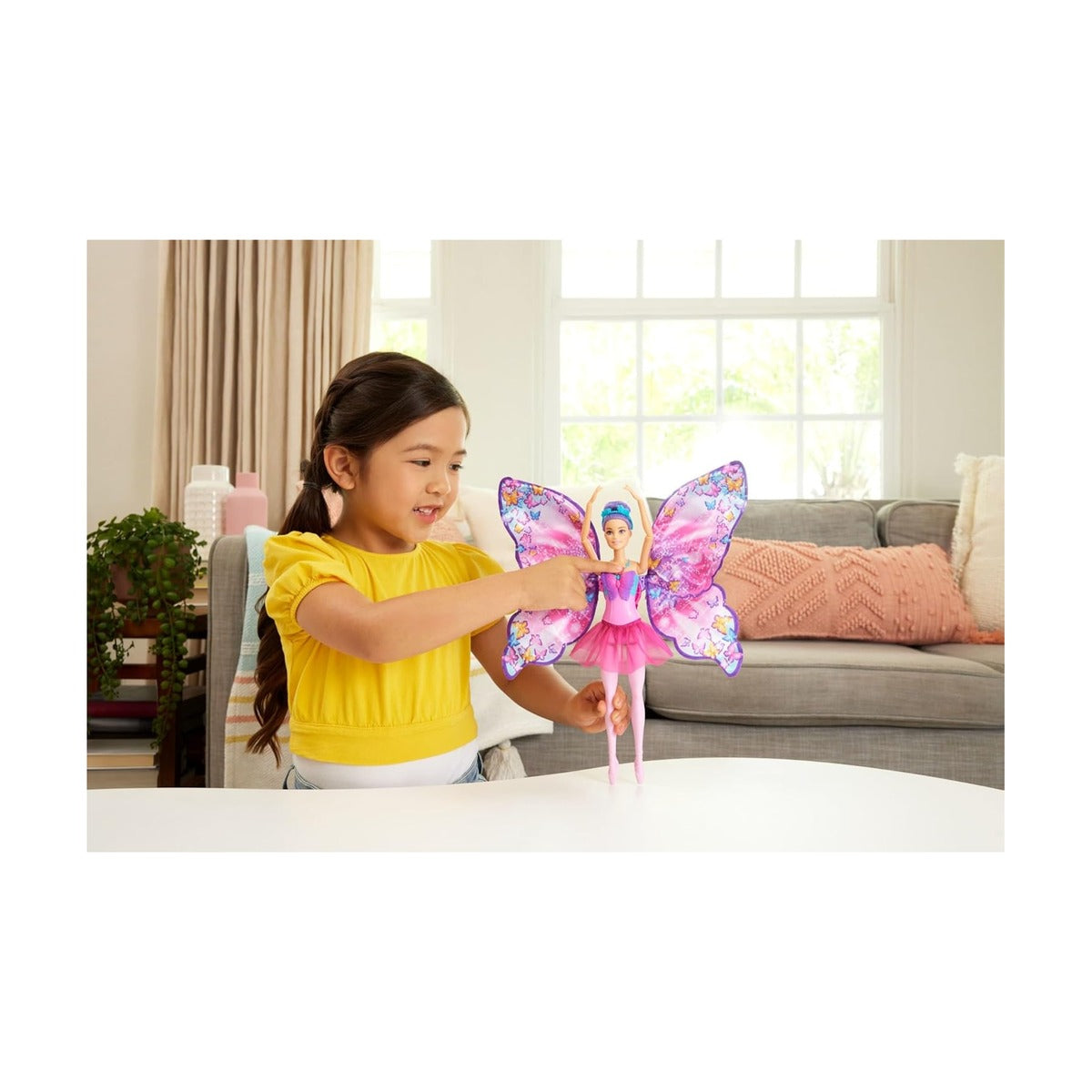 Barbie Dance & Flutter Doll With 2 In 1 Transformation