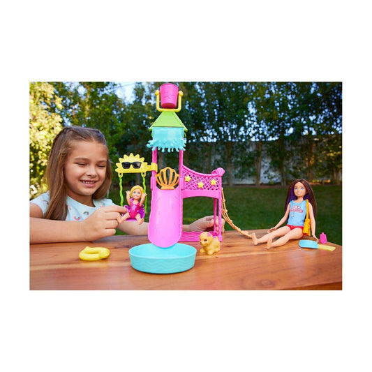 Barbie Skipper Doll & Waterpark Playset Working Water Slide