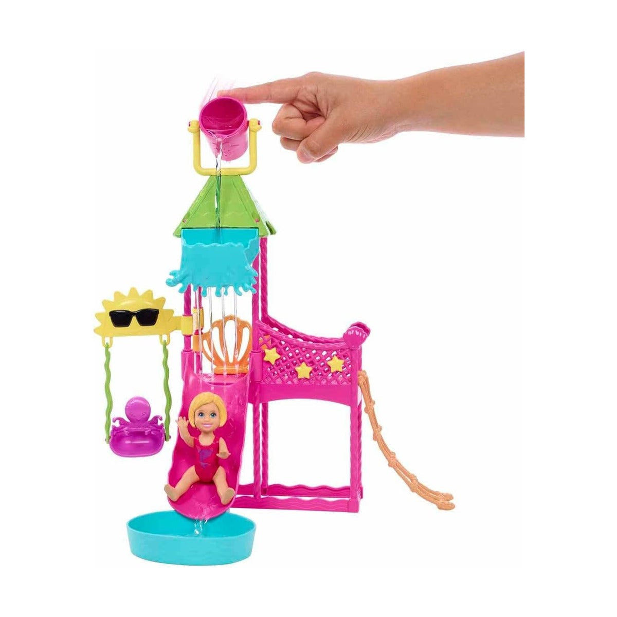 Barbie Skipper Doll & Waterpark Playset Working Water Slide