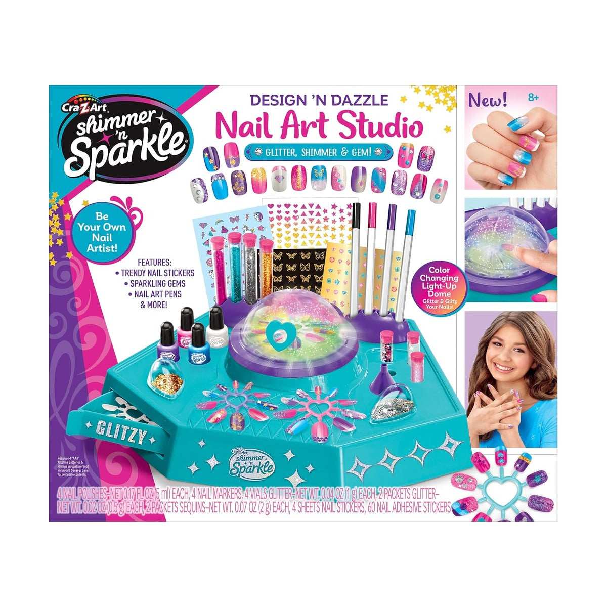 CraZart Shimmer N Sparkle Design N Dazzle Nail Art Studio