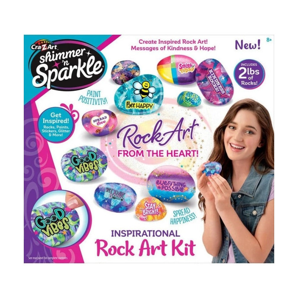 Crazart Shimmer N Sparkle Inspirational Rock Art