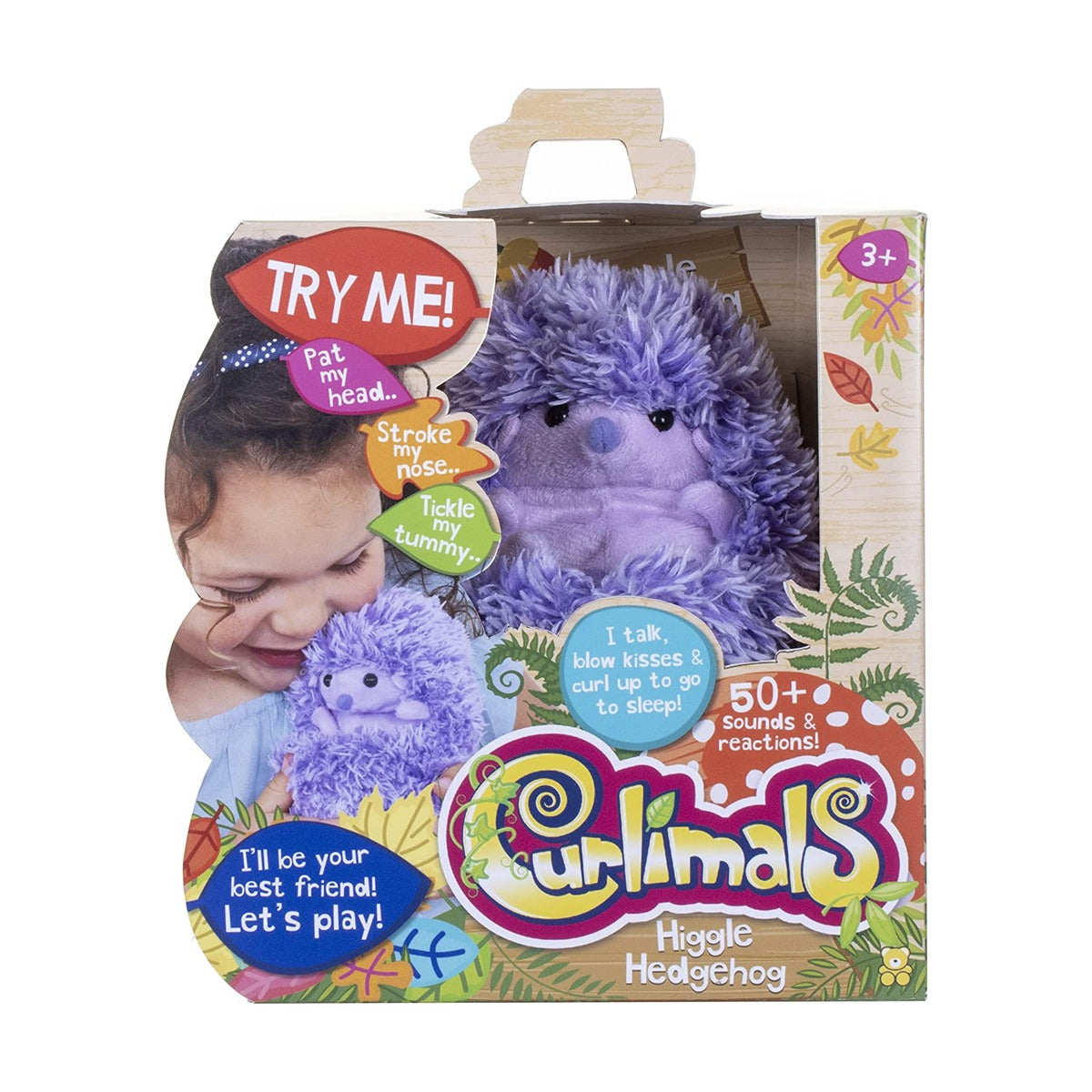 Discovery Curlimals Asst Hedgehog