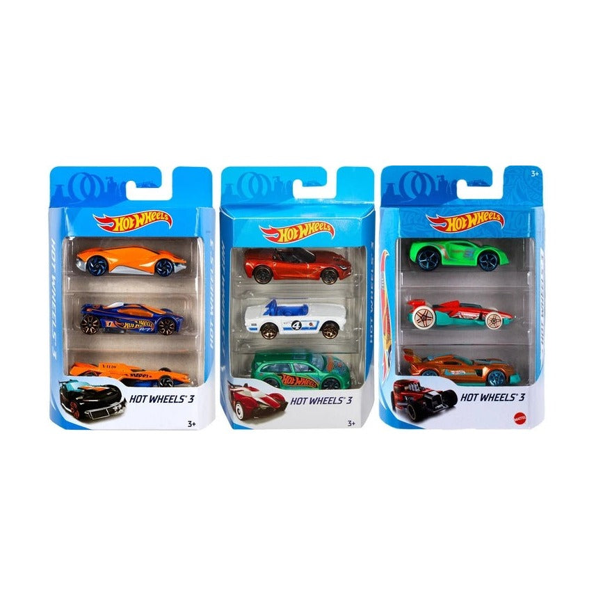 Hw Ess Bsc 3 Car Pack