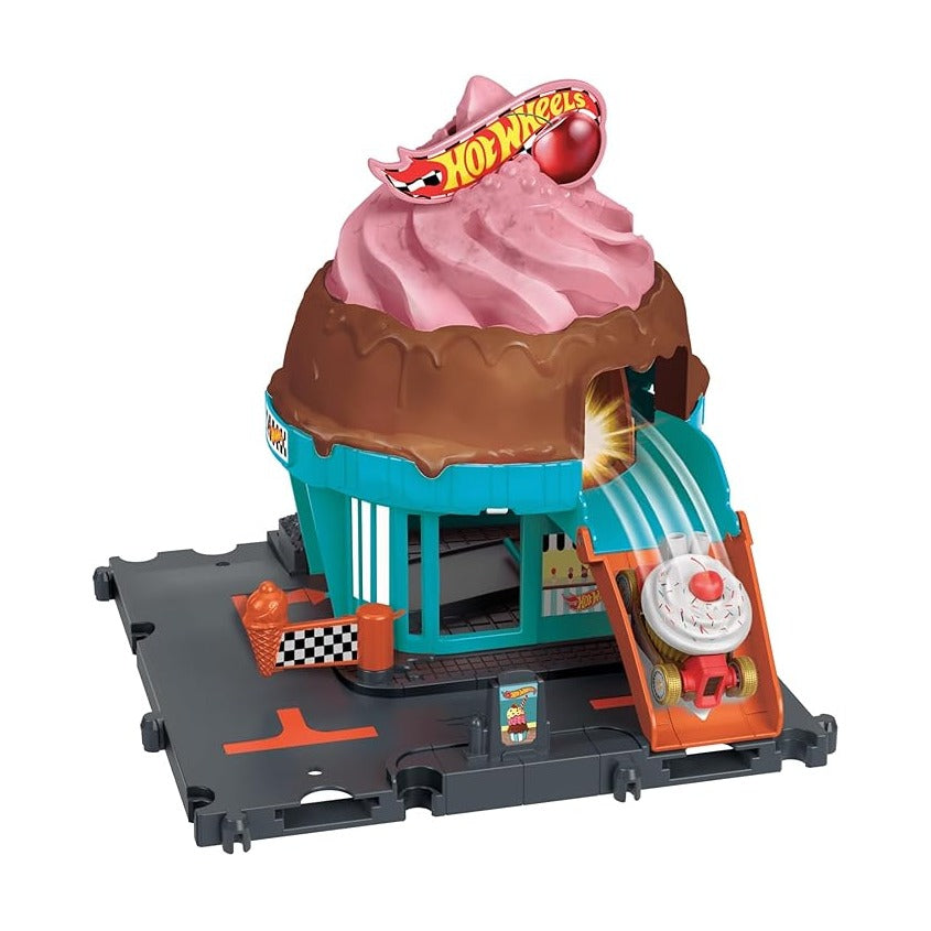 Hot Wheels City Downtown Ice Cream Swirl