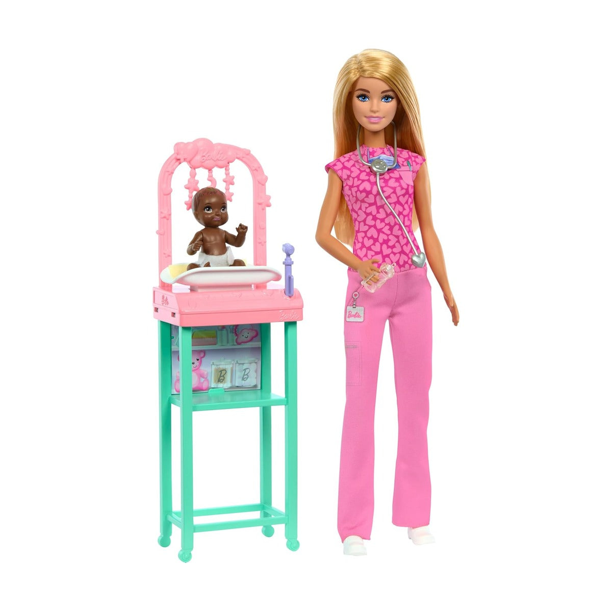 Mattel Brb New Nrtg Bby Dctr Wht
