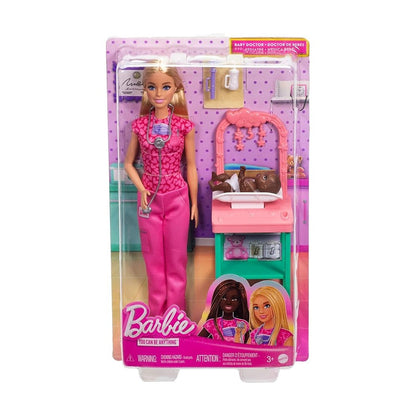 Mattel Brb New Nrtg Bby Dctr Wht