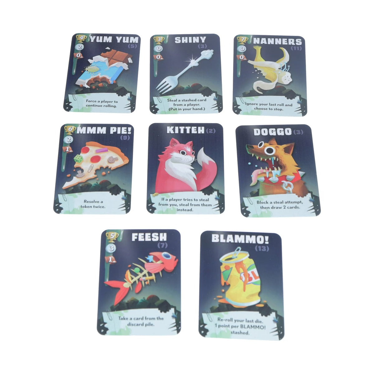 Gamewright - Trash Pandas - The Raucous Raccoon Push-Your-Luck Card Game