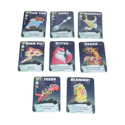 Gamewright - Trash Pandas - The Raucous Raccoon Push-Your-Luck Card Game