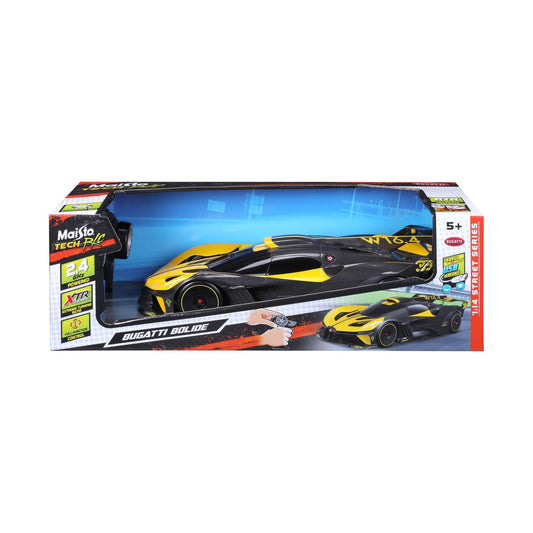 Maisto - 1:14 Rc - Bugatti Bolide (2.4 Ghz, 3.2V, 360 Mah, Usb Charger) - Extreme, Uncompromising, Fastest & Lightest Vehicle Concept