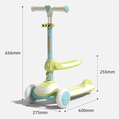 Mideer - Kid Scooter - Green - Age 1+ | ميدير - سكوتر للأطفال - أخضر - العمر 1+