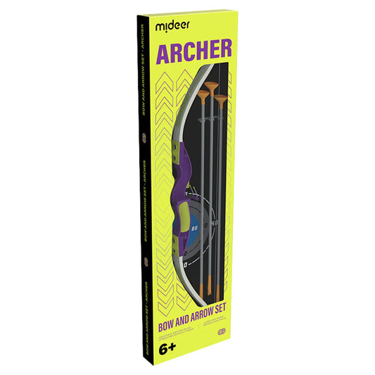 Mideer - Kid Archer Set - Green - Age 6+ | ميدير - مجموعة القوس والسهم للأطفال - أزرق - العمر +6