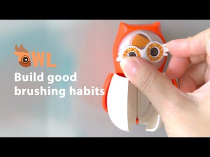 Toothbrush Cover Flp Owl / Smarty The World’s First Self-Opening & Closing Toothbrush Cover     أول غطاء فرشاة أسنان ذاتي الفتح والإغلاق في العالمغطاء فرشاة أسنان للأطفال على شكل بومة ذكية وأنيقة