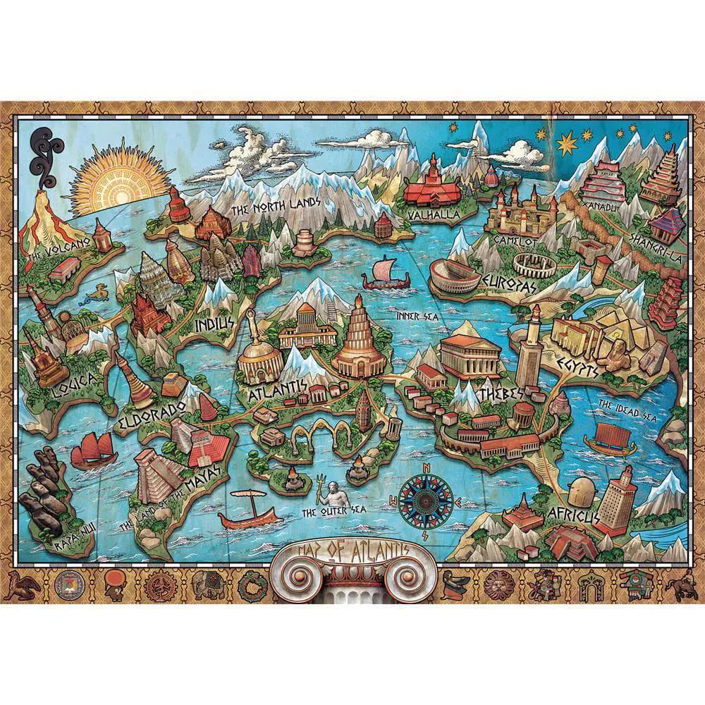 Geheimnisvolles Atlantis  1000p