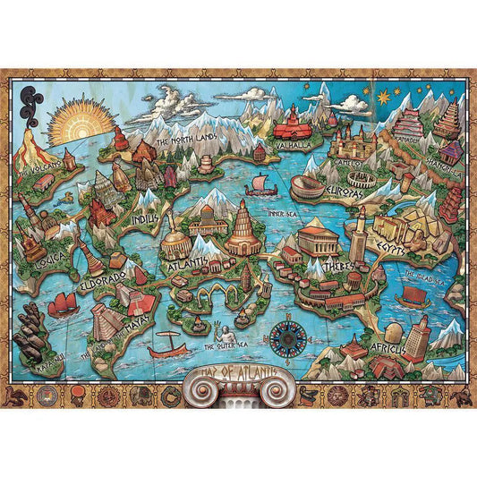 Geheimnisvolles Atlantis  1000p
