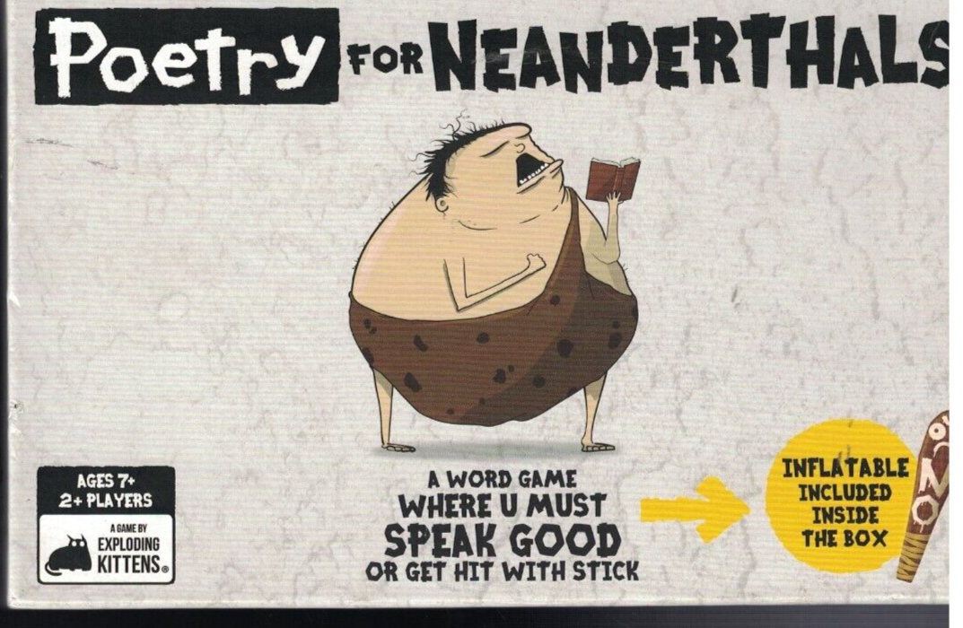 Poetry For Neanderthals Card Game