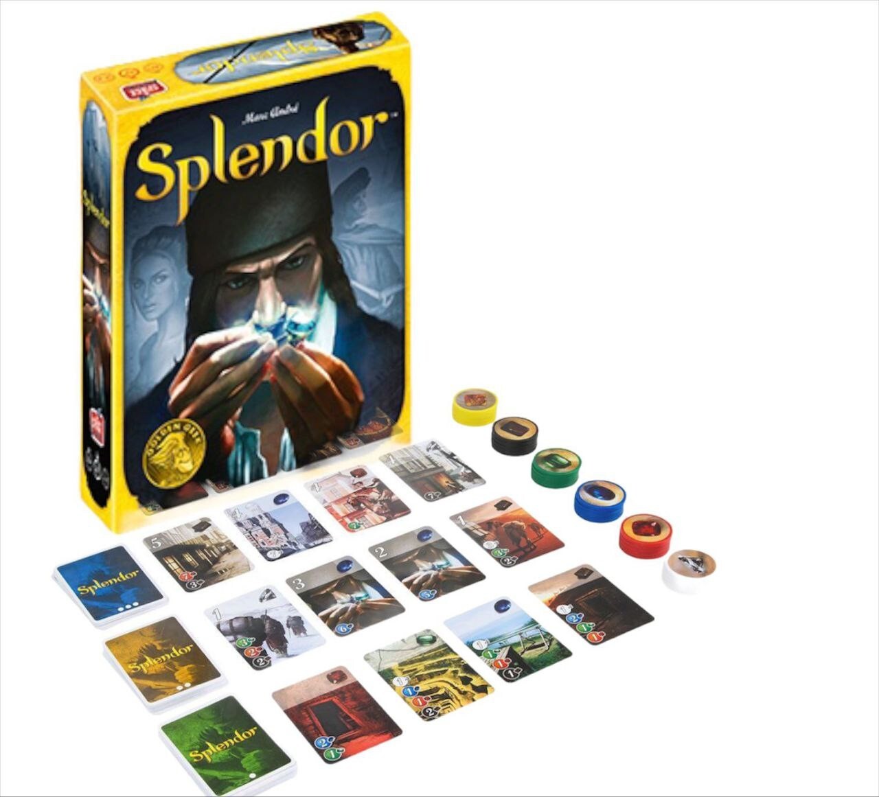 Splendor Board Game Marc Andre Space Cowboys Asmodee 2016