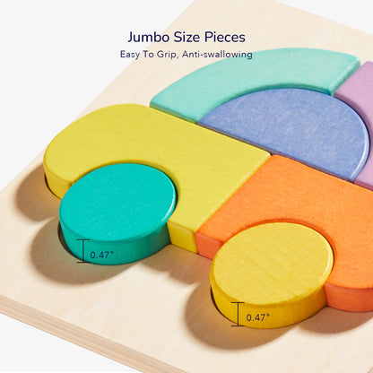 Mideer - Wooden Building Blocks - Car - Age +1 | ميدير - مكعبات التركيب خشبية - سيارة - العمر +1