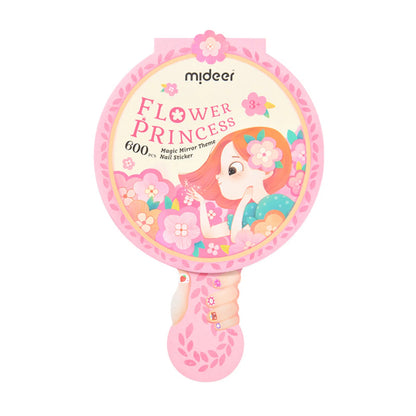 Mideer - Magic Mirror Theme Nail Sticker - Flower Princess - Age 3+ | ميدير - ملصقات الأظافر السحرية - أميرة الزهور - العمر 5+